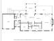 Floor plan of the home showing the layout of rooms and garage at 1250 Northcliff Trce, Roswell, GA 30076