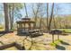Community gazebo and picnic area with barbecue grills and beautiful waterfront views at 1250 Northcliff Trce, Roswell, GA 30076