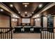 Home theater with a large screen, theater seating and a projector system at 105 Kingston Mnr, Atlanta, GA 30342