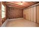 Partially framed basement with insulation and window, awaiting finishing touches at 2261 Byron Sw Ct, Marietta, GA 30064