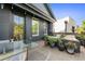 Inviting patio with comfortable seating, string lights, and a dining area at 558 Bismark Ne Rd, Atlanta, GA 30324