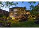 Backyard area with a lush lawn, and patio with a hot tub at 2270 Abbey Cove Ct, Marietta, GA 30062