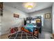 This is a bedroom with bunkbeds, a large window, and playful decor at 2270 Abbey Cove Ct, Marietta, GA 30062