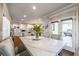 Bright dining area with marble table, chairs and access to outdoor seating at 2270 Abbey Cove Ct, Marietta, GA 30062