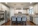 Well-equipped kitchen featuring an island with seating and stainless steel appliances at 2270 Abbey Cove Ct, Marietta, GA 30062