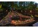 Backyard pond and water feature at 2270 Abbey Cove Ct, Marietta, GA 30062