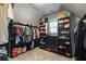 Walk-in closet with custom shelving and ample storage space at 2270 Abbey Cove Ct, Marietta, GA 30062