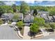 An aerial view showcases a charming home with a well-manicured lawn nestled in a friendly neighborhood at 2641 Se Parks Edge Se Dr, Smyrna, GA 30080