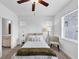 Bright bedroom offers carpet floors, natural light, and simple decor for a peaceful space at 2641 Se Parks Edge Se Dr, Smyrna, GA 30080