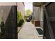 Inviting backyard featuring an outdoor dining area, fire pit, and lush greenery at 135 Channing Ln, Fayetteville, GA 30214