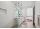 Bright bathroom with glass shower at 135 Channing Ln, Fayetteville, GA 30214
