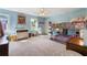 Bedroom with carpeted floor and overhead fan at 3051 Deanna Way, Lawrenceville, GA 30044