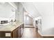 Bathroom boasts double sinks, granite countertops, and a glass enclosed shower at 2029 Tuxedo Ne Ave, Atlanta, GA 30307