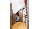 Angled closet with wooden shelving, drawers and plenty of storage for clothes and accessories at 2029 Tuxedo Ne Ave, Atlanta, GA 30307