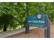 Sign for Lake Claire Park at 2029 Tuxedo Ne Ave, Atlanta, GA 30307
