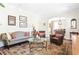Bright living room with neutral walls, vintage rug, and comfortable seating arrangement at 2029 Tuxedo Ne Ave, Atlanta, GA 30307