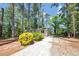 Charming single-story home with a front yard featuring lush trees and a freshly paved driveway at 2650 Gwendon Ct, Decatur, GA 30034