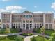 Forsyth County Courthouse with its classic architectural style and well-manicured landscaping at 1095 Lanier Pl, Cumming, GA 30041