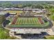 Overhead view of Forsyth Central High School football field and stadium at 1095 Lanier Pl, Cumming, GA 30041
