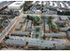Aerial view of the townhome community, highlighting its central location and proximity to Northwood Drive at 5672 Kingsport Dr # 4, Atlanta, GA 30342