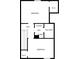 Layout of the second floor with two bedrooms, walk in closet, full bath and closets at 5672 Kingsport Dr # 4, Atlanta, GA 30342