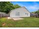 Fenced backyard with patio and lawn at 175 Regency Park Dr, Mcdonough, GA 30253