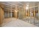 Unfinished basement featuring a concrete floor, framed walls, and insulated ceiling, ready for customization at 1945 Grayson Oaks Ct, Lawrenceville, GA 30045