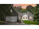 Inviting home exterior with a two car garage, stone accents, and manicured lawn at 1945 Grayson Oaks Ct, Lawrenceville, GA 30045