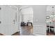 Inviting living room featuring hardwood floors and neutral paint at 248 Colony Center Dr, Woodstock, GA 30188