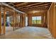 Unfinished basement framed and ready to be customized for your dream recreational space at 1186 Lincoln Dr, Marietta, GA 30066