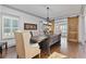 Bright dining area features rustic table and chairs and natural light at 1186 Lincoln Dr, Marietta, GA 30066