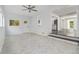 Cozy living room features an open floor plan and hardwood-style flooring at 3423 Rugby Cir, Atlanta, GA 30337
