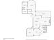 Detailed floor plan showcasing the layout of the first floor, including kitchen, living spaces, and Primary suite at 7625 Yacht Club Dr, Cumming, GA 30041