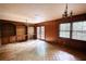 Charming living room with built-in shelves, parquet floors, and natural light at 2520 Overlook Ne Way, Atlanta, GA 30345