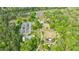Aerial view of a community park featuring open green spaces, trails, and recreational areas at 3250 Twisted Branches Ln, Marietta, GA 30068