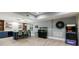 Basement features a bar, arcade game, dartboard, and a large fish tank at 3250 Twisted Branches Ln, Marietta, GA 30068