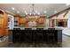 Open concept kitchen with a large island, stainless steel appliances, and hardwood floors at 3250 Twisted Branches Ln, Marietta, GA 30068