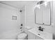 Bathroom featuring subway tile, new vanity, and modern fixtures at 3451 Birchwood Trl, Snellville, GA 30078