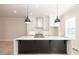 Kitchen with a large island, stainless steel appliances, and pendant lighting at 255 Briscoe Way # 5, Alpharetta, GA 30009