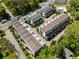 Overhead view of contemporary townhomes in a desirable location with convenient street access and green surroundings at 1059 Abington Ct, Brookhaven, GA 30319