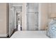 Bedroom with a comfortable bed, stylish decor, and en-suite bath access at 1059 Abington Ct, Brookhaven, GA 30319