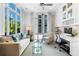 Inviting living room with floor to ceiling windows and stylish modern decor at 1059 Abington Ct, Brookhaven, GA 30319
