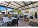 Outdoor patio with seating and a ceiling fan, perfect for relaxing at 1059 Abington Ct, Brookhaven, GA 30319
