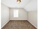 Neutral bedroom with a window providing natural light and neutral carpet at 1444 Bridgewater Br, Stone Mountain, GA 30088