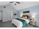 Comfortable main bedroom with neutral tones, soft lighting, and an attached ensuite at 3568 Foxworth Ct, Buford, GA 30519