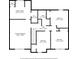 Detailed floor plan of the second floor with dimensioned rooms at 401 Briardale Court, Woodstock, GA 30189