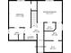 Upstairs floor plan featuring Primary bedroom, bathroom, walk-in closets, laundry and additional bedroom/bath at 536 Crestridge Ct, Stone Mountain, GA 30083