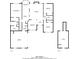 Detailed floor plan showcasing layout with primary bedroom, kitchen, living room, and garage dimensions at 811 Betsy Ross Trl, Hampton, GA 30228