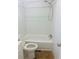 Bathroom with tub and shower combination at 14 Craig Dr, Conyers, GA 30012