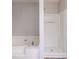Featuring a shower stall, a bathtub, and a neutral wall color that creates a serene atmosphere at 1241 Hogan Ridge Ct, Grayson, GA 30017